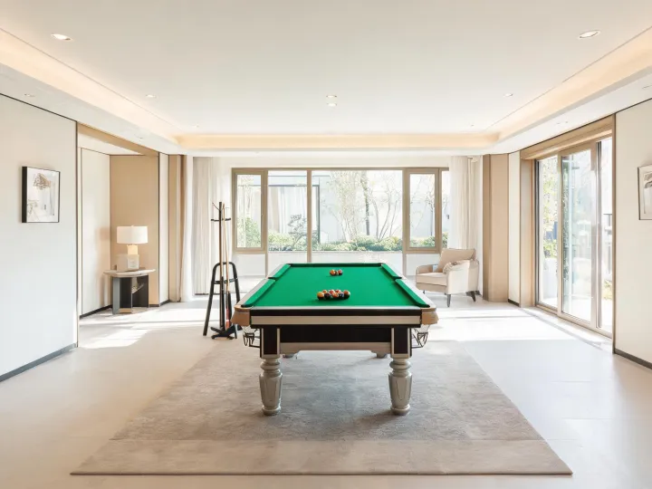 Residential billiards room